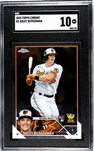 2023 Topps Chrome #1 Adley Rutschman RC Baltimore Orioles SGC Graded 10 GM - Picture 1 of 2