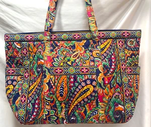Vera Bradley Get Carried Away Bag in Venetian Paisley XL - Picture 1 of 11