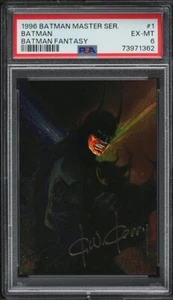 1996 Skybox Batman Master Series Fantasy Batman #1 PSA 6 - Picture 1 of 2
