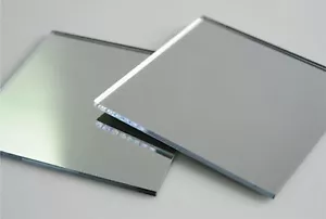 Acrylic Mirror 3mm PERSPEX Square shaped Decorative Mirror for In / Out Door - Picture 1 of 16