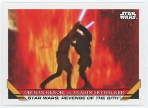 OBI-WAN KENOBI vs. ANAKIN SKYWALKER Topps Throwback Thursday Star Wars #73 - Picture 1 of 2