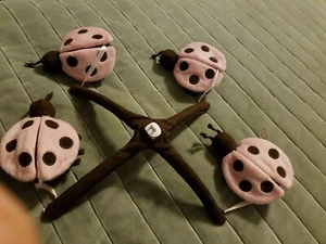 Crib Toy Plush Hanging Infant Crib Cozzy Animal Kids Ladybug just toy with out - Picture 1 of 5