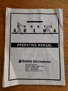 Sammy Sports Arena Manual (SEE PHOTOS) - Picture 1 of 5