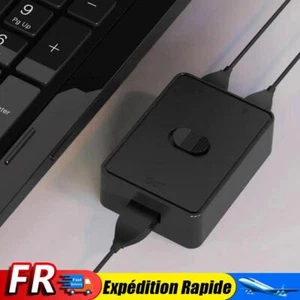 USB 3.0 Switcher Selector USB Switches 2 in 1 Out for PC Keyboard Mouse Printer - Photo 1/18
