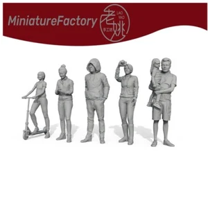 LaoYao 1/43 Modellino Personaggio in Miniatura Figure Multiposa 5pz - Foto 1 di 6