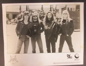 SLAYER black & white 8 X 10 glossy promo photo 1988 - ORIGINAL ! - Picture 1 of 1