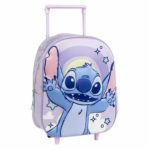 3D School Bag with Wheels Stitch Lilac 25,0 x 31,0 x 10,0 cm - Imagen 1 de 5