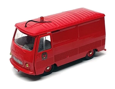 Atlas Dinky Toys Appx 12 cm de largo 570P - Furgoneta Peugeot J7 Fourgon Pompiers - Roja Foto 1 de 4