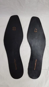 Ermenegildo Zegna Original Leder Ersatzschuheinlagen schwarz Größe 4-13 - Bild 1 von 7