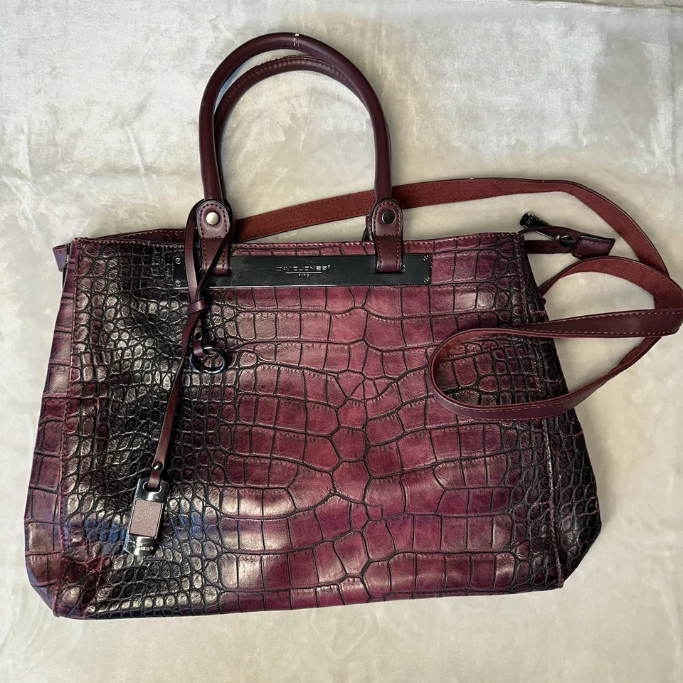 David Jones Paris Purple Shoulder And Crossbody Bag - Image 1 of 4