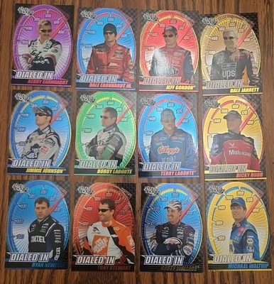 2003 Press Pass Trackside Nascar Dialed In 12 Card Set - Image 1 of 2