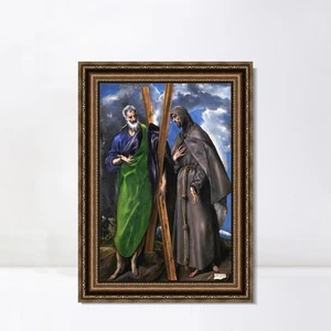 Framed Canvas Art Giclee Print San Andres Y San Francisco by El Greco Home Decor - Picture 1 of 16