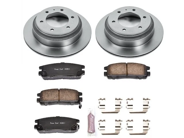Kit de pastillas de freno trasero y rotor para Isuzu Rodeo Sport 2002 2001-2003 HH585VP Foto 1 de 1