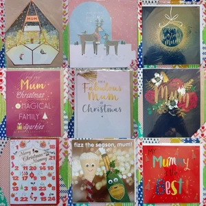 Mum Christmas Card Choice of 9 Designs Mummy Mother xmas Family Seasonal Quality - Picture 1 of 39