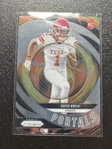 2024 Panini Prizm NFL RC Xavier Worthy #10 Portals Kansas City Chiefs NFL ๐ - Picture 1 of 2