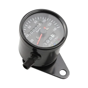 Prędkościomierz motocyklowy Retro Instrument Czarny Prędkościomierz motocyklowy High Definit - Zdjęcie 1 z 10