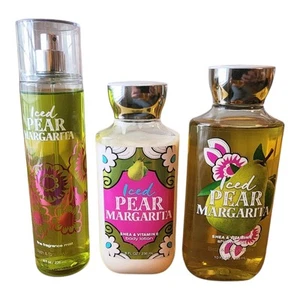 Bath & Body Works Iced Pear Margarita Mist, Lotion, Shower Gel HTF Rare PLS READ - Picture 1 of 7