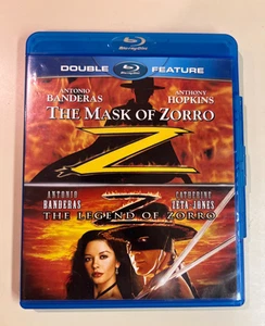 The Mask of Zorro + Legend of Zorro Blu Ray, 2 Action Movies, Antonio Banderas - Imagen 1 de 3