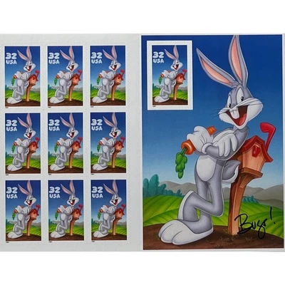 Bugs Bunny Complete Sheet of 10 / .32 Stamps - Mint - Image 1 of 2