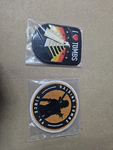 Tomb Raider I Love Tombs & Raiding Tombs since 96 Embroidered Patch New - Picture 1 of 6