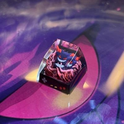 Pokemon gengar keycap gift for son Pokemon lover gift birthday anime gift - Image 1 of 4