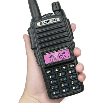 Baofeng UV-82 Walkie Talkie 8 Watt/2800mAh/ FM Transceiver Dual Band 2-Way Radio - Image 1 of 4