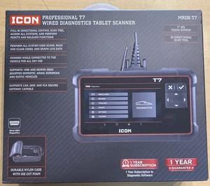 Icon Professional T7 Wired Diagnostics Tablet Scanner (MRDS-T7) Brand New! - Picture 1 of 8