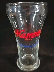 Hamms Bier Schein Glas / Vintage Taverne Barware Werbung / Männerhöhle Bar Dekor Geschenk - Bild 1 von 4