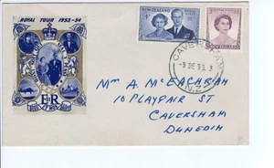 New Zealand FDC Royal Tour 1953 to 1954 - Picture 1 of 2