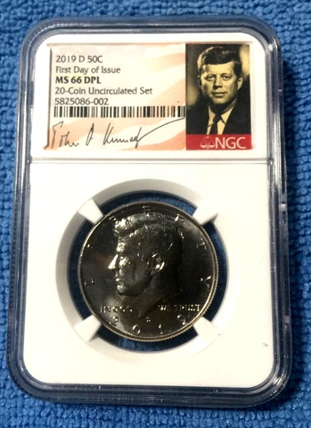2019-D KENNEDY HALF FIRST DAY OF ISSUE  NGC MS66 DPL (SET BREAK) 008 Cover
