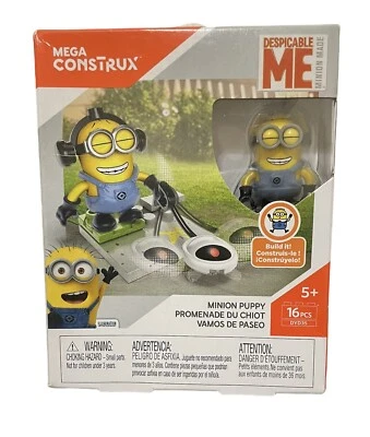 Mega Construx Despicable ME Minion Puppy Building Set 16 Pcs DYD35 NIB - Image 1 of 2