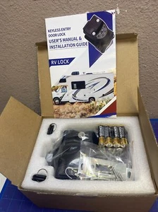RV Keyless Entry Door Lock, with 2 Electronic Induction Keys, 4 Keys,  - Picture 1 of 17