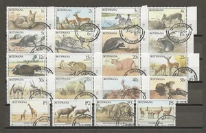 BOTSWANA 1987 SG 619/638 USED - Picture 1 of 1