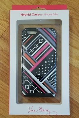 NEW Vera Bradley Hybrid Phone Case iPhone 6/6s Northern Stripes - Image 1 of 4