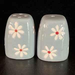 Pfaltzgraff Salz & Pfefferstreuer Mini Blau Gänseblümchen Blumen 2" Dazee Sky Set - Bild 1 von 4