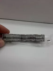 NUEVO DE LOTE DE 2 BRAZALETE ELÁSTICO MAGNÉTICO PLATEADO INOXIDABLE PARA HOMBRE FJF JAPÓN - Imagen 1 de 4