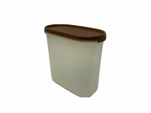 Tupperware Modular Mates oval #3 braune Dichtung 7,25 Tassen 1,7 Liter Aufbewahrung #1613 - Bild 1 von 7