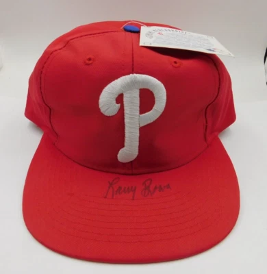 LARRY BOWA PHILLIES AUTOGRAPHED NEW ERA ADJUSTABLE HAT ~ JSA COA - Image 1 of 4