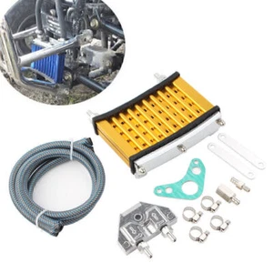 Oil Cooler Cooling Radiator For 125cc 140cc 150cc Motor Dirt Pit Bike ATV Yellow - Picture 1 of 10