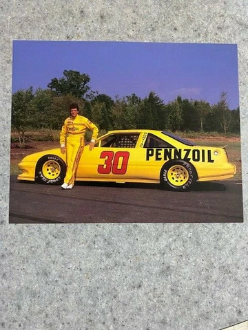 Vintage NASCAR Driver Postcard/Photo - Early Michael Waltrip Cover