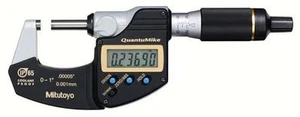 Mitutoyo 293-185-30CERT QuantuMike Digimatic Micrometer, 0-1"/0-25mm Range - Picture 1 of 1