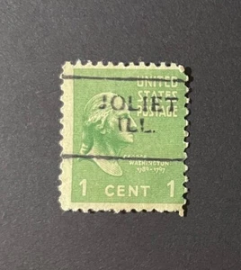 Joliet, Illinois Type 701 Precancel - 1 cent Prexie - U.S. #804 - IL - Picture 1 of 1