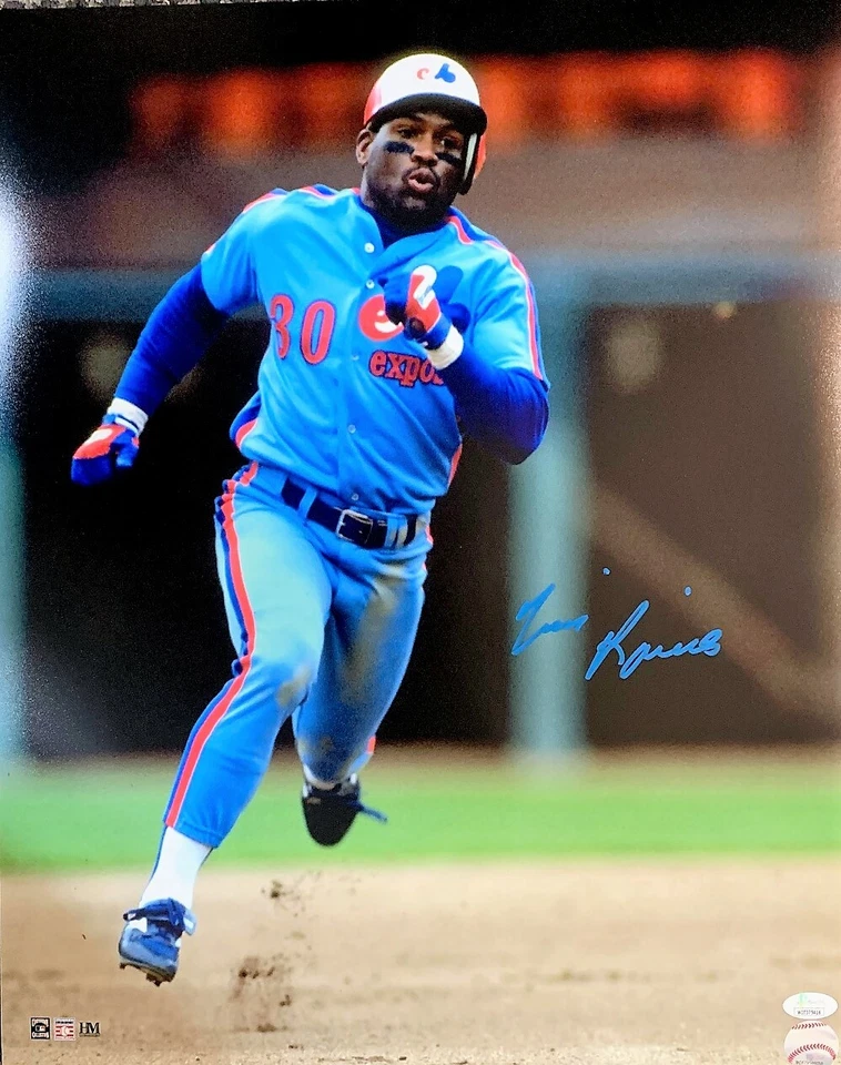 Montreal Expos Hall of Famer TIM RAINES Signed 16x20 Action photo #1 AUTO - JSA - Image 1 of 1