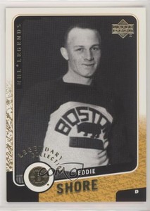 2000-01 Upper Deck Legends Legendary Collection Gold /375 Eddie Shore #10 HOF