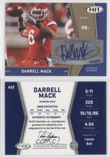 2009 SAGE Hit Auto Gold /250 Darrell Mack #A32 Auto