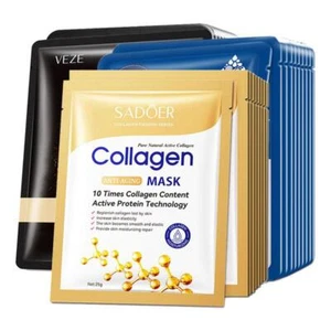 20pcs Hyaluronic Acid Collagen Face Mask Skincare Moisturizing Hydrating Korean - Picture 1 of 30