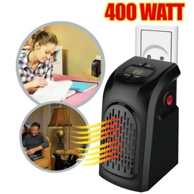 STUFA ELETTRICA PORTATILE H HEATER A BASSO CONSUMO 400W GRADI REGOLABILI - Immagine 1 di 2