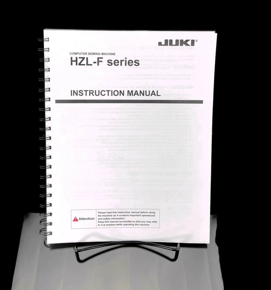 Juki HZL-F600 F300 F400 Sewing Machine Instructions User Guide Manual Reprint - Image 1 of 4
