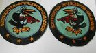 two 60th fighter interceptor squadron patches  forward and reverse facing 