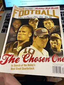 Beckett Fußballmagazin Manning Roethlisberger Brees Cover Dezember 2005 - Bild 1 von 1